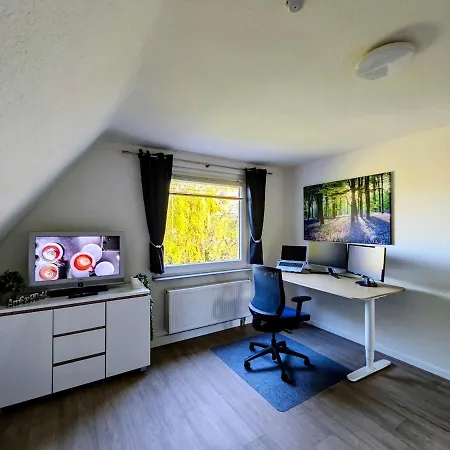 Appartement 3 Zimmer-wohlfuehl-oase Mit Balkon-lounge & Office *
