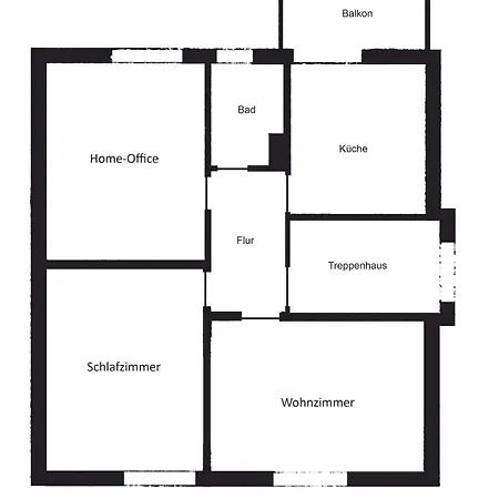 3 Zimmer-wohlfuehl-oase Mit Balkon-lounge & Office Appartement
